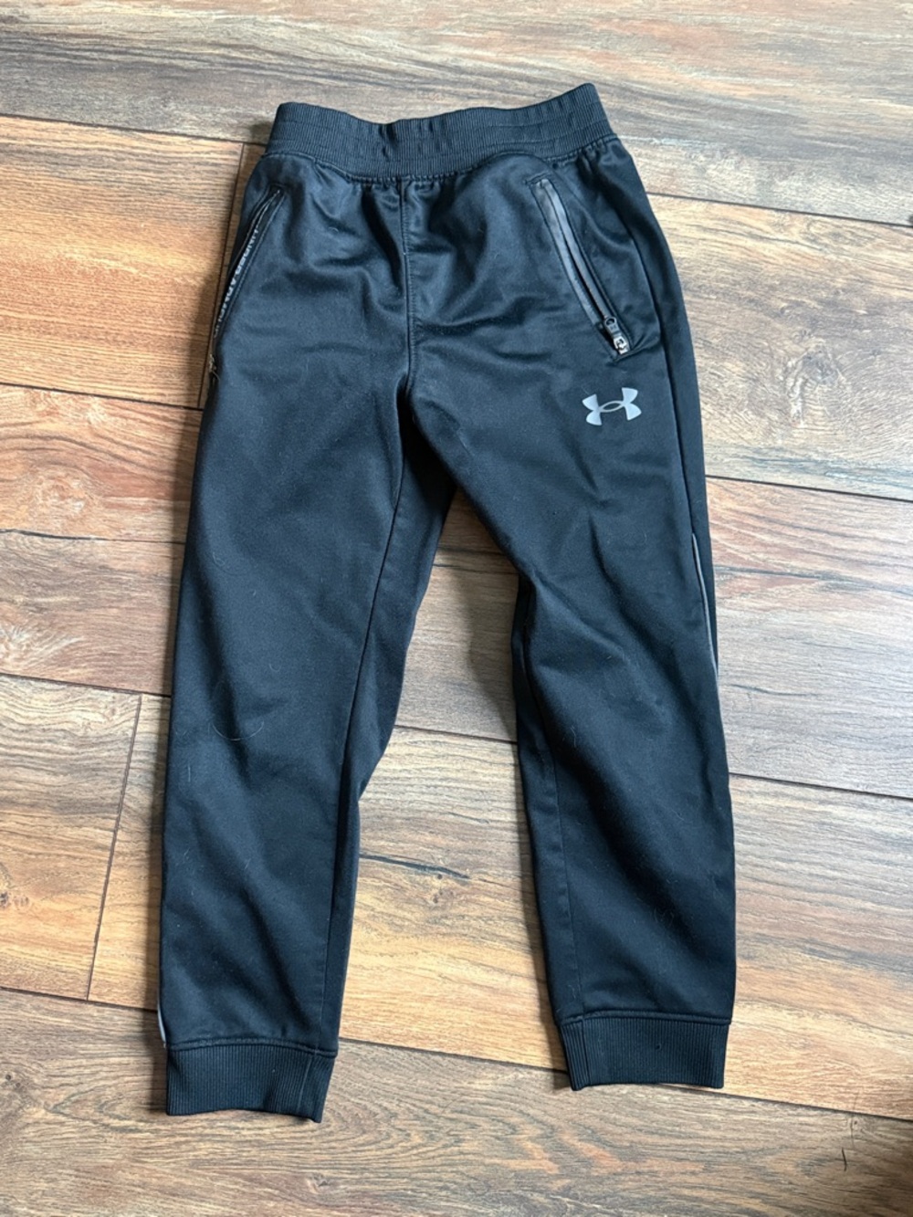Under Armour Black Kids' Zip Pocket Joggers